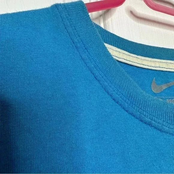 Nike Vintage T-shirt  Blue/White/Yellow Swoosh Size Medium - Picture 3 of 16